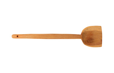 Big spoon wooden isolated  on transparent png