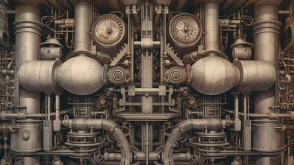 The hum of machinery reverberates through the air, a constant reminder of the hidden mechanisms that keep the underground world alive. Generative AI