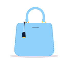 Trendy blue bag concept