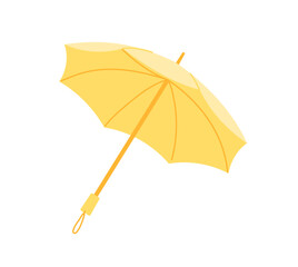 Trendy yellow umbrella concept