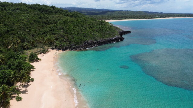 Playa Moron el Limon de Samana, beach in Dominican Republic