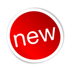 new red stickers illustration background