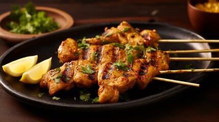 Joojeh Kabab: Saffron-infused Grilled Chicken Delight