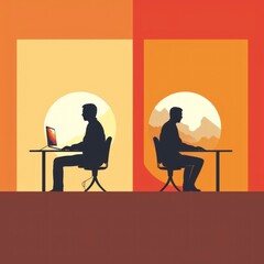 meeting in the office
