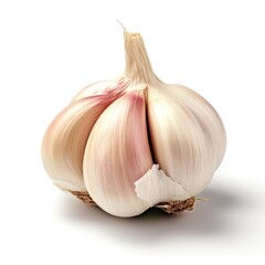 Obraz premium garlic isolated on white background