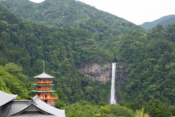 那智の滝 　三重の塔　熊野那智大社