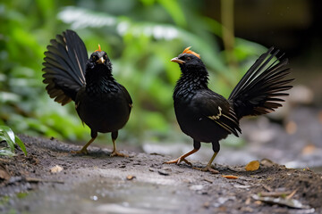 Obraz premium red-winged blackbird