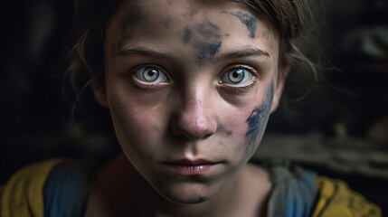 Fototapeta premium Portrait of War 
