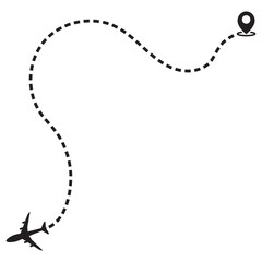 Naklejka premium Arrow plane