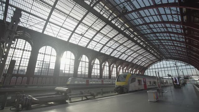 Antwerpen-Centraal Central Railway Station Finest Architecture in Antwerp, Belgium