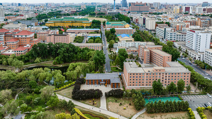 China Changchun Yuhua Garden summer scenery