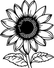 Sunflower clip art floral garden summer