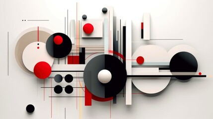 Obraz premium Scientific future technology. Abstract geometric for business presentation. flyer, poster, network technology communication background, Generative AI illustration