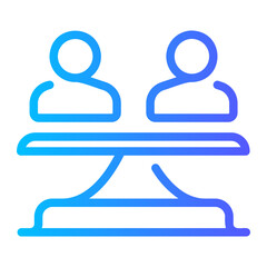 balance scale gradient icon
