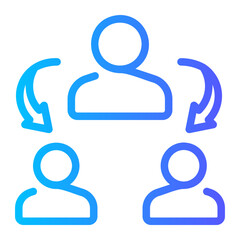 inheritance gradient icon