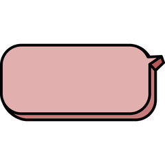 둥글고 큰 말풍선