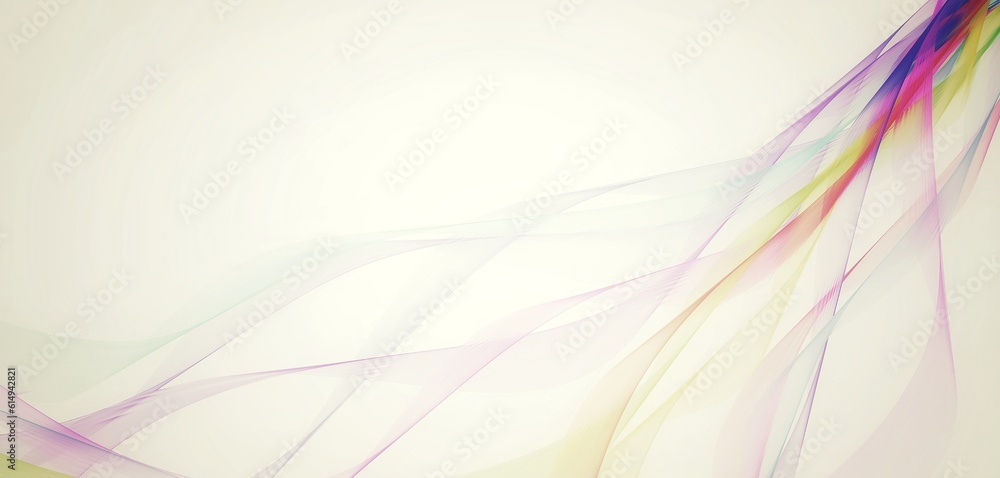 Poster abstract background with wavy colorful lines