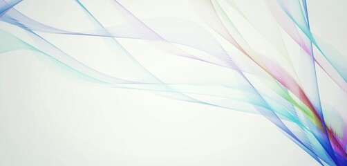 Abstract background with wavy colorful lines