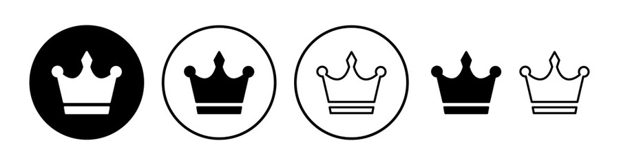 Crown Icon vector. Crown symbol for web site design,