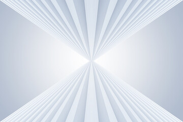 Abstract white background with stripes. 3d rendering, 3d illustration.