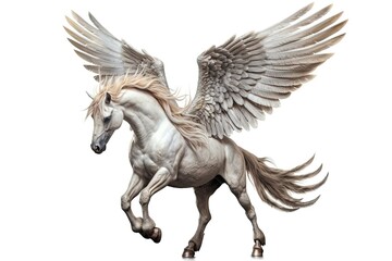 Obraz na płótnie Canvas Pegasus with White Background