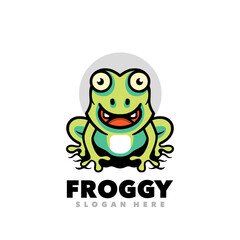 frog with a smile illustration