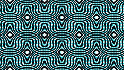 Abstract psychedelic vector pattern colorful repeating trippy texture