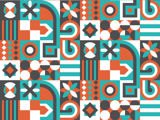 seamless pattern with shapes