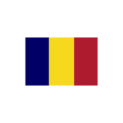 Chad flags icon set, Chad independence day icon set vector sign symbol