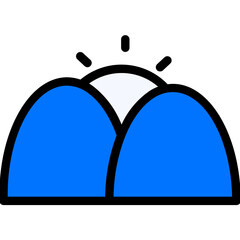 Landscape Icon: A visual depiction of a natural or scenic landscape