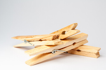 wooden clothes pins