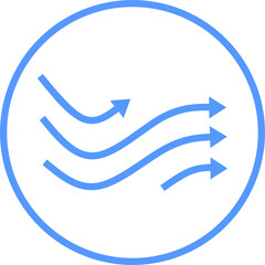 transparent air icon vector