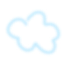 cloud icon on white