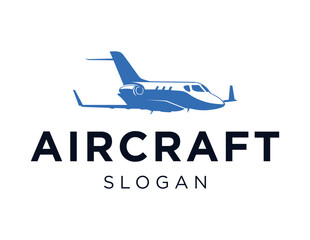 Logo about Aircraft on a white background. created using the CorelDraw application.