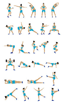 workout illustrations