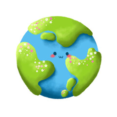 green planet earth