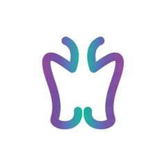 butterfly logo vector illustration eps