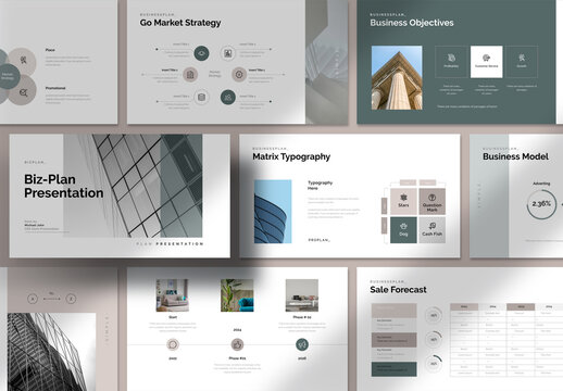 Business Plan Presentation Layout