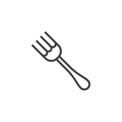 Fork line icon