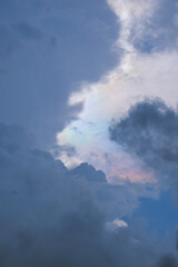 Fototapeta na wymiar colorful clouds on the sky