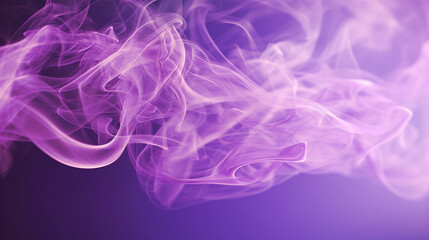 Obraz na płótnie Canvas purple smoke suspended in the air, Generative AI 
