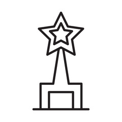 Star trophy icon