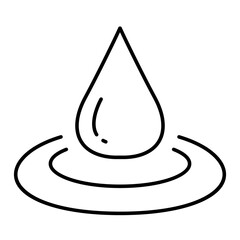 Fototapeta premium Water drop icon