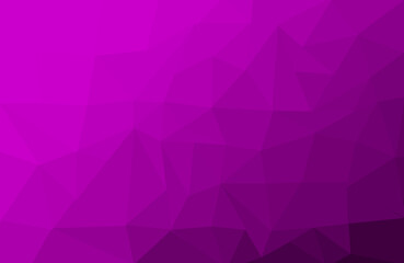 Abstract low poly pink color digital background 