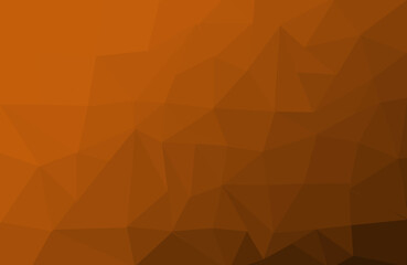 Abstract low poly style brown color modern illustration background