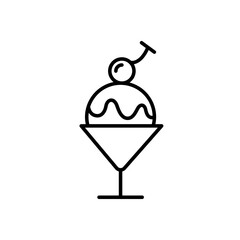 Obraz premium Ice cream icon