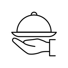 Serving food icon