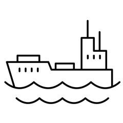 Cargo ships icon