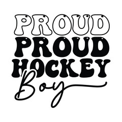 Proud hockey boy