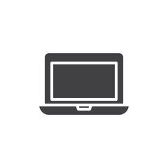 Laptop computer vector icon